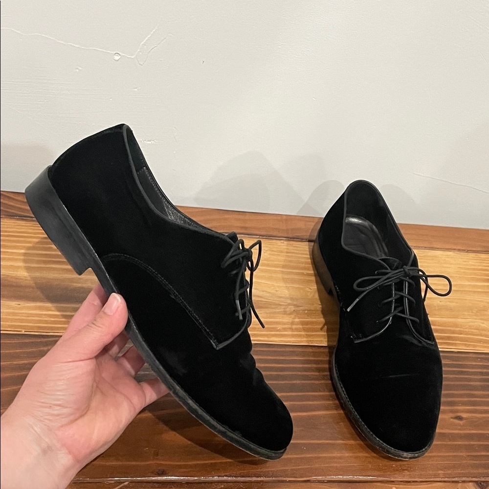 Cole Haan Formal Velvet Mens Oxford Size 8D Made In Italy
